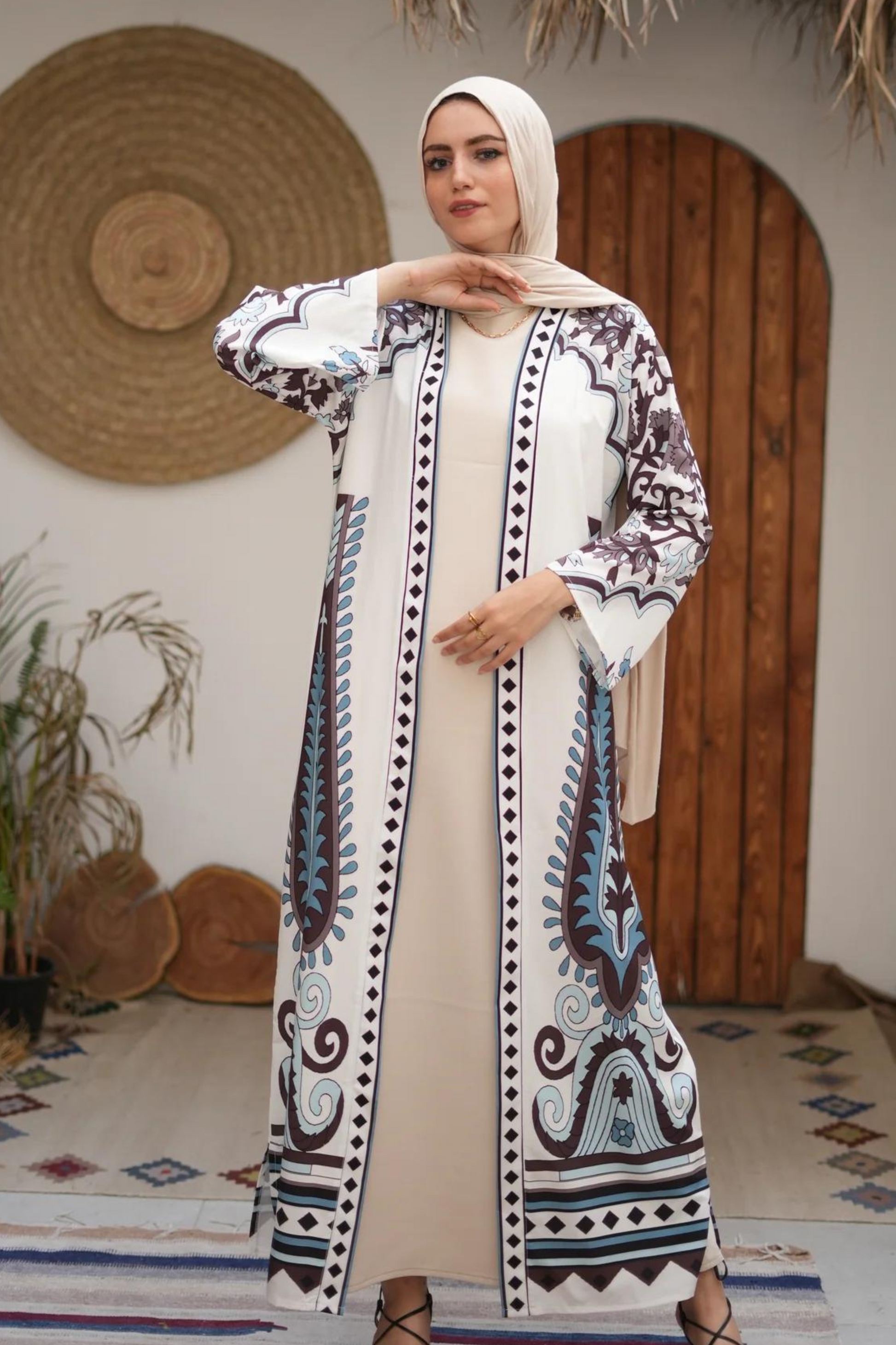 Comfortable & Stylish Printed Abaya - Everyday Luxury