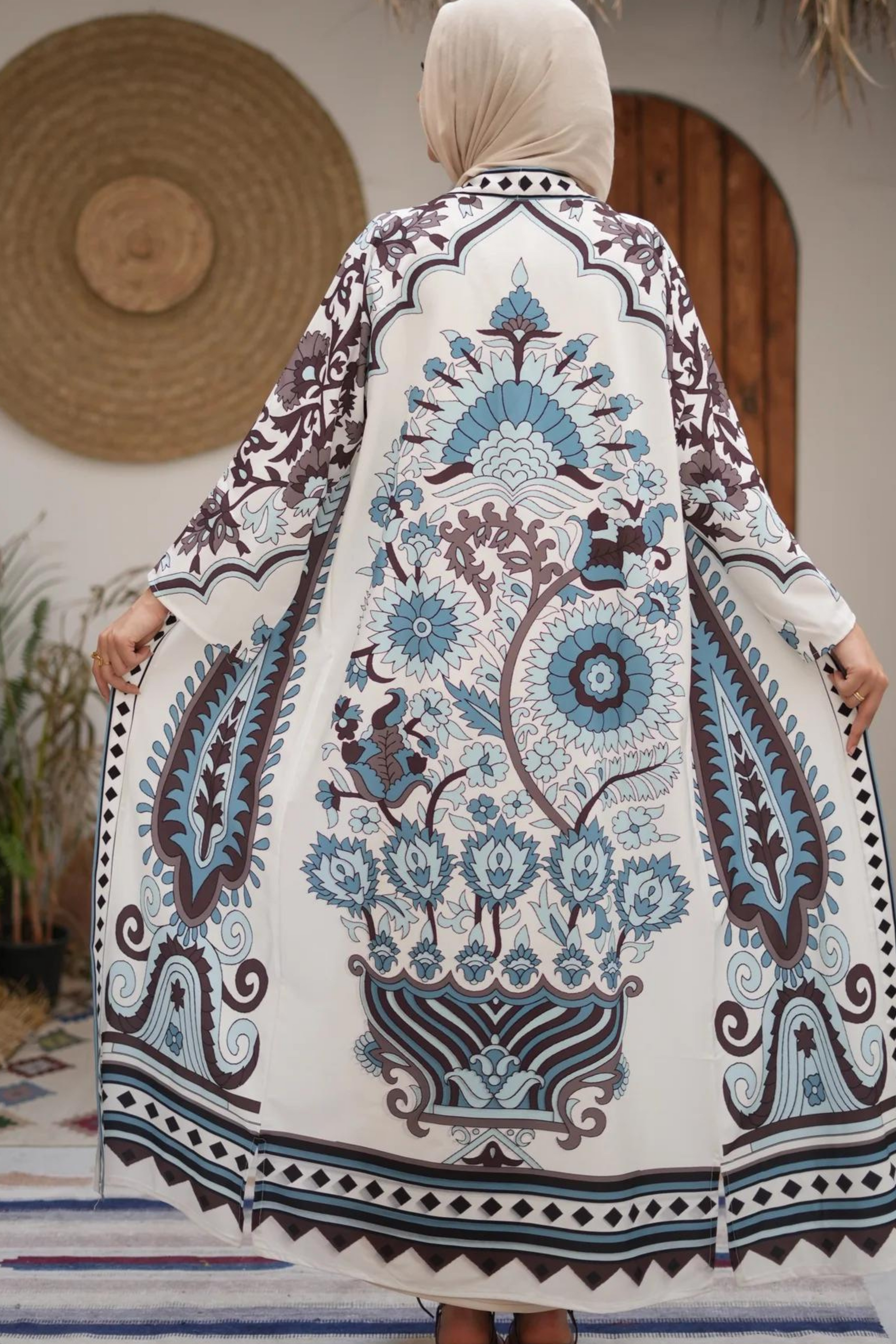 Comfortable & Stylish Printed Abaya - Everyday Luxury