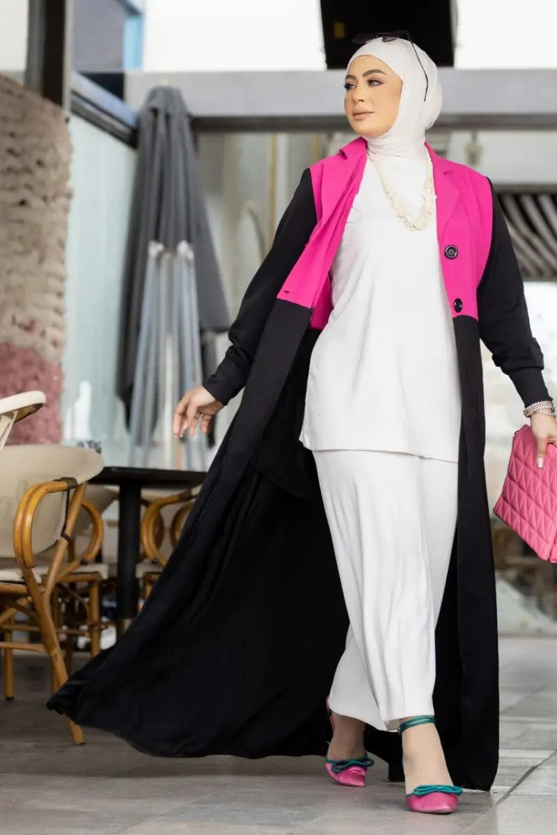 Skirt style abaya top